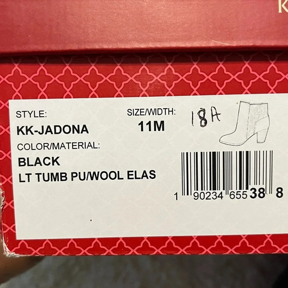 Kelly and Katie Jadona Bootie sleek design features mixed materials size 11M - Picture 11 of 15